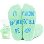 Boys Girls Football Socks, Unisex Football Socks for Boys Girls Kids Football Gifts, Funny Football Gifts for Football Lovers, Cute Ball Sports Socks for Sports Enthusiasts, Gifts for 7-10 Years Old