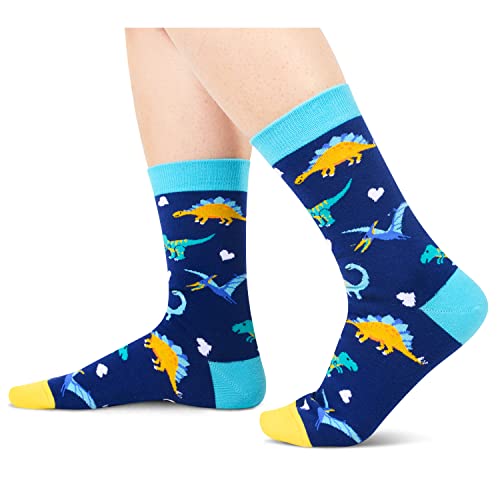 Versatile Dinosaur Gifts, Unisex Dinosaur Socks for Women and Men, All-occasion Dinosaur Gifts Animal Socks