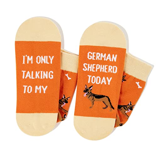 One-Size-Fits-All German Shepherd Gifts, Unisex German Shepherd Socks for Women and Men,  German Shepherd Gifts Gender-Neutral Animal Socks