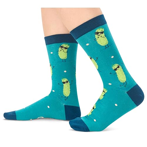 Unisex Novelty Pickle Socks Dill Pickle Socks, Funny Pickle Gifts for Pickle Lovers Men Women, Dill Pickle Gifts, Pun Socks, Funny Socks