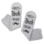 Fathers Day Gift for Uncle Great Best Uncle Gifts from Niece Nephew Uncle Gift Silly Novelty Socks for Men