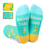 Funny Banana Gifts For Banana Lovers, Banana Socks Fruit Socks for Kids, Unisex Banana Socks For Boys Girls