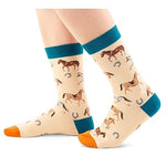 One-Size-Fits-All Horse Gifts, Unisex Horse Socks for Women and Men,  Horse Gifts Gender-Neutral Animal Socks