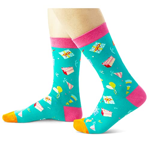 Unique 21th Birthday Gifts for Men Women, Crazy Silly 21st Birthday Socks, Funny Gift Idea for Unisex Adult 21-Year-Old