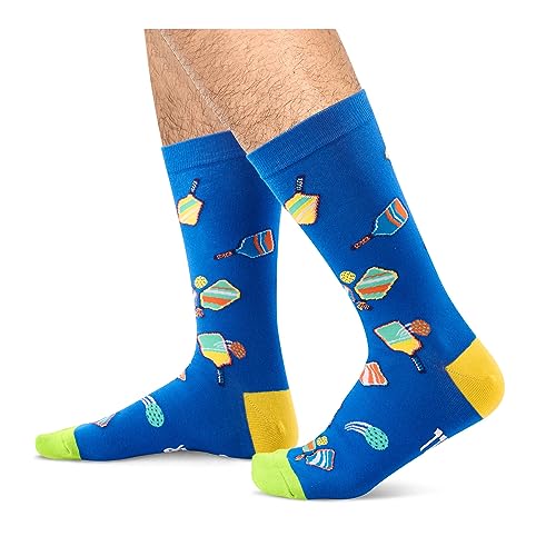 Cute Ball Sports Socks for Sports Lovers, Unisex Pickleball Socks for Men Women, Funny Pickleball Gifts for Pickleball Lovers, Perfect Women Men Pickleball Socks Gift