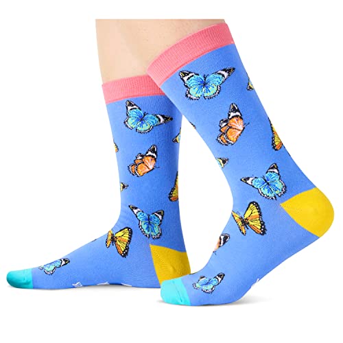 Versatile Butterfly Gifts, Unisex Butterfly Socks for Women and Men, All-occasion Butterfly Gifts Animal Socks