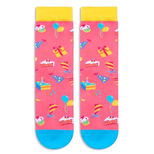 7th Birthday Gifts for 7 Year Old Girls Boys, Crazy Silly Funny Socks for Kids, Kids Novelty Socks