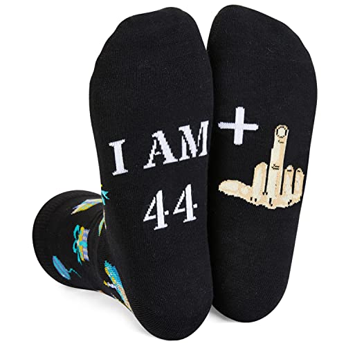 45th Birthday Gift for Him and Her, Unique Presents for 45-Year-Old Men Women, Funny Birthday Idea for Unisex Adult Crazy Silly 45th Birthday Socks