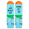 Versatile Horse Gifts, Unisex Horse Socks for Women and Men, All-occasion Horse Gifts Animal Socks