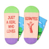 Funny Giraffe Gifts for Women Girls, Giraffe Socks Novelty Fun Crazy Silly Socks