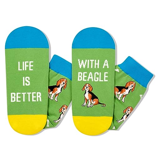 Gender-Neutral Beagle Dog Gifts, Unisex Beagle Dog Socks for Women and Men, Beagle Dog Gifts Animal Socks
