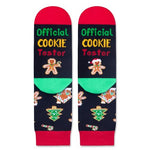 Gingerbread Socks for Teens, Gingerbread Snata Gifts for Kids Funny Crazy Christmas Socks for Childen Novelty Festive Xmas Gift Present Stocking Stuffer, Gifts for 7-10 Years Old