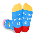 Novelty Volleyball Socks for Kids 10-12 Years Old, Funny Volleyball Gifts for Sports Lovers, Kids' Gifts for Boys and Girls, Unisex Volleyball Themed Socks Children, Silly Socks, Cute Socks