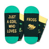 Crazy Silly Fun Socks for Women, Frog Gifts for Frog Lovers, Animal Gifts, Frog Socks Animal Socks Women Girls,Frog Themed Gifts,Animal Lover Gifts