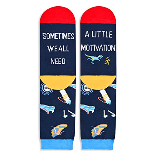 Novelty Running Socks, Funny Running Gifts for Running Lovers, Sports Socks, Gifts For Men Women, Unisex Running Themed Socks, Sports Lover Gift