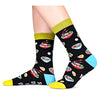 Unisex Ramen Socks, Ramen Lover Gift, Funny Food Socks, Novelty Ramen Gifts, Gift Ideas for Men Women, Funny Ramen Socks for Ramen Lovers, Valentines Gifts, Christmas Gifts