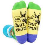 Novelty Donkey Socks, Gifts for Women Men, Funny Donkey Gifts for Donkey Lovers, Animal Socks, Unisex Donkey Themed Socks, Animal Lover Gift, Silly Socks, Fun Socks