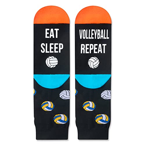 Novelty Volleyball Socks, Funny Volleyball Gifts for Volleyball Lovers, Ball Sports Socks, Gifts For Men Women, Unisex Volleyball Themed Socks, Sports Lover Gift, Silly Socks, Fun Socks