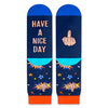 Nice Day Unisex Blue Socks