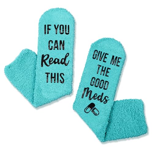 Unisex Get Well Soon Socks, Recovery Socks, Pill Socks, Healing Socks, Meds Socks, Thoughtful Get Well Soon Gifts, After Surgery Gifts, Gifts For Someone Who Is Sick