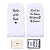 Lovely Bride Mother Women's White Crew Socks