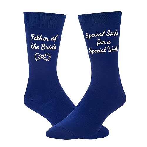 Perfect Gift from Bride to Dad, Wedding Socks, Unique Father of the Bride Gifts, Dad Gift from Bride, Brides Father Gift, Wedding Day Socks, Wedding Gift