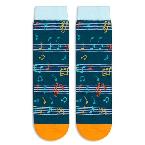 Novelty Music Gifts For Kids, Girls Boys Socks 6-8 Years Old, Gifts For Kids Who Love Music, Music Note Gifts For Music Lovers
