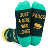 Crazy Silly Fun Socks for Women, Frog Gifts for Frog Lovers, Animal Gifts, Frog Socks Animal Socks Women Girls,Frog Themed Gifts,Animal Lover Gifts