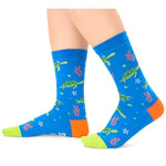 Funny Saying Turtle Gifts for Women,Just A Girl Who Loves Turtles,Novelty Turtle Print Socks, Gift For Her, Gift For Mom