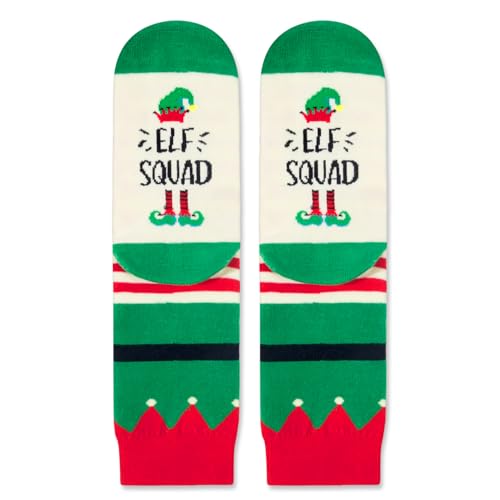 Christmas Elf Socks, Funny Christmas Gifts for Boys Girls 4-7 Years, Christmas Vacation Gifts, Xmas Gifts, Holiday Gifts, Christmas Elf Gifts, Santa Gift Stocking Stuffer Ideas
