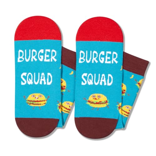 Unisex Burger Socks Cheeseburger Gifts, Funny Crazy Burger Gifts For Men Women, Hamburger Socks, Burger Squad