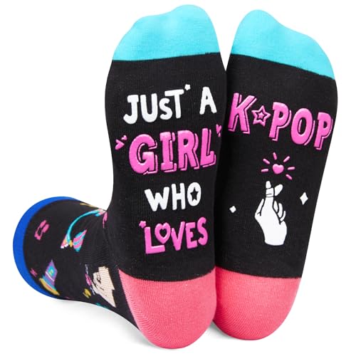 Crazy K-pop Gifts for K-pop Lovers, Funny Korean Gifts Music Gifts For Teens, Music Gifts For Music Lovers, KPOP Socks