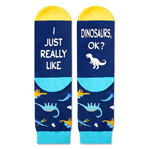 Versatile Dinosaur Gifts, Unisex Dinosaur Socks for Women and Men, All-occasion Dinosaur Gifts Animal Socks