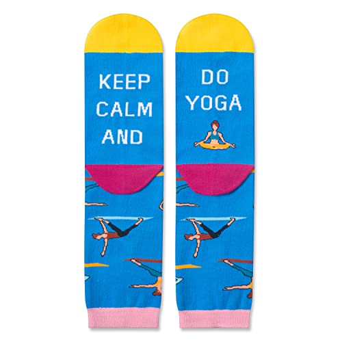 Gifts for Yoga Lover, Women's Yoga Socks, Perfect Yoga Gifts for Women –  Happypop