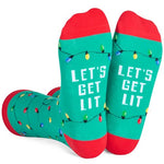 Christmas Gifts for Women Men, Christmas Socks, Christmas Light Socks, Funny Christmas Gifts Unisex, Christmas Vacation Gifts, Xmas Gifts, Holiday Gifts, Christmas Light Gifts