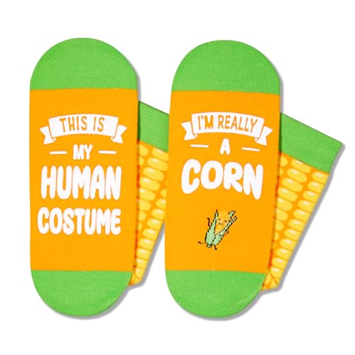 Its Corn Socks Corn Gifts, Corn Costume Corny Gifts, Corn Socks Funny Rock em socks, Joke Socks Gag Gifts for Adults Funny