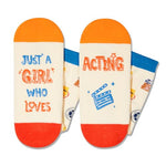 Funny Acting Gifts, Theater Gifts for Women, Drama Gifts for Theatre Lovers, Novelty Acting Socks