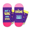 Anime Gifts Anime Stuff for Women Teen Girls, Funny Anime Socks for Girls Anime Merch