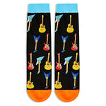 Guitar Gifts for Men Women, Funny Socks Guitar Lovers Gifts, Heavy Metal Gifts Music Gifts for Bass Guitar Players Teachers, Guitar Socks