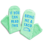 Crazy Taco Socks for Girls Boys, Funny Silly Socks, Novelty Taco Gifts for Taco Lovers, Taco Socks