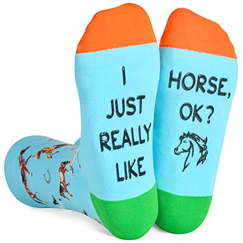 Versatile Horse Gifts, Unisex Horse Socks for Women and Men, All-occasion Horse Gifts Animal Socks