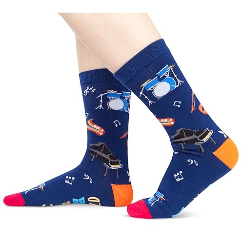Cool Teacher Unisex Adult's Blue Crew Socks