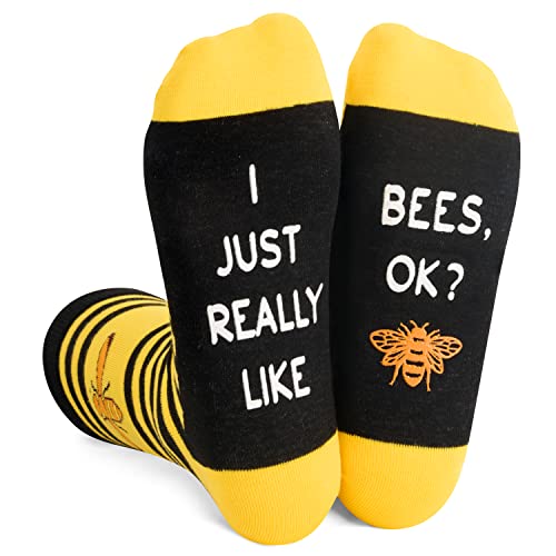 Versatile Bee Gifts, Unisex Bee Socks for Women and Men, All-occasion Bee Gifts Animal Socks