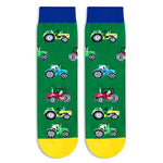 Novelty Tractor Socks for Kids, Funny Tractor Gifts for Tractor Lovers, Kids' Gifts for Boys and Girls, Unisex Tractor Themed Socks Children, Silly Socks, Cute Socks, Gifts for 7-10 Years Old