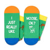 Funny Moose Gifts for Men Women, Moose Gifts for Moose Lovers, Novelty Moose  Socks, Socks with Moose, Crazy Silly Socks Hunting Gifts