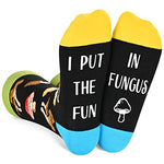 Funny Mushroom Gifts Cool Mushroom Socks for Men Women, Mushroom Gifts Plant Lover Gifts for Nature Lovers
