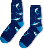 Shark Men Socks Dark Blue