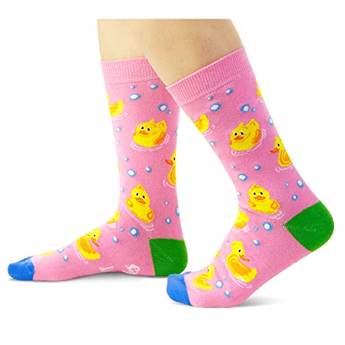 Versatile Rubber Duck Gifts, Unisex Duck Socks for Women and Men, All-occasion Duck Gifts Animal Socks