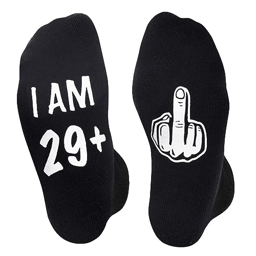 Unique 30th Birthday Gifts for 30 Year Old Men Women, Funny 30th Birthday Socks, Crazy Silly Gift Idea for Unisex Adult, Birthday Gift for Him and Her