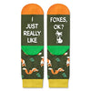 Versatile Fox Gifts, Unisex Fox Socks for Women and Men, All-occasion Fox Gifts Animal Socks